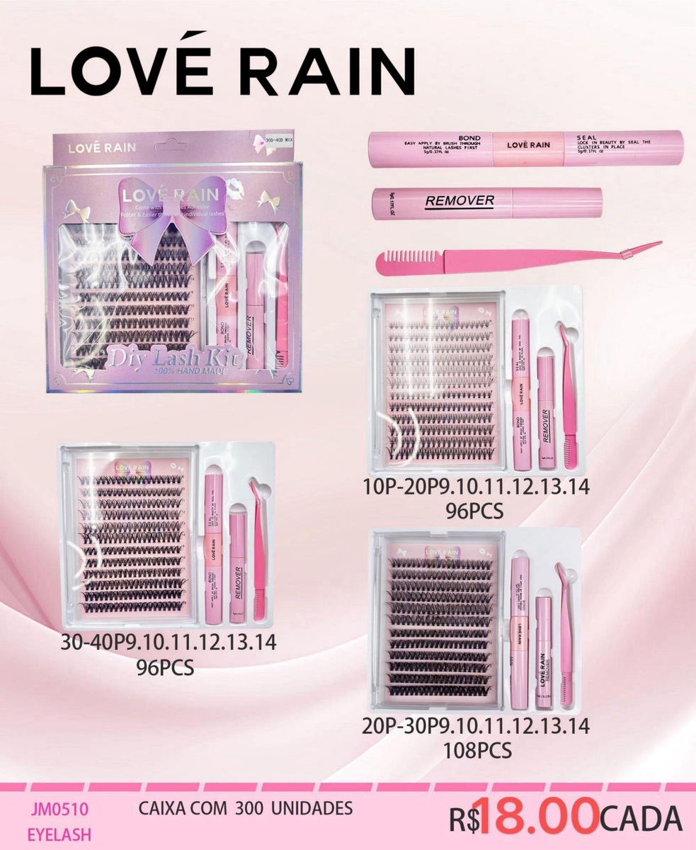 Diy Lash Kit Pink JM0510 un18.00 cx300