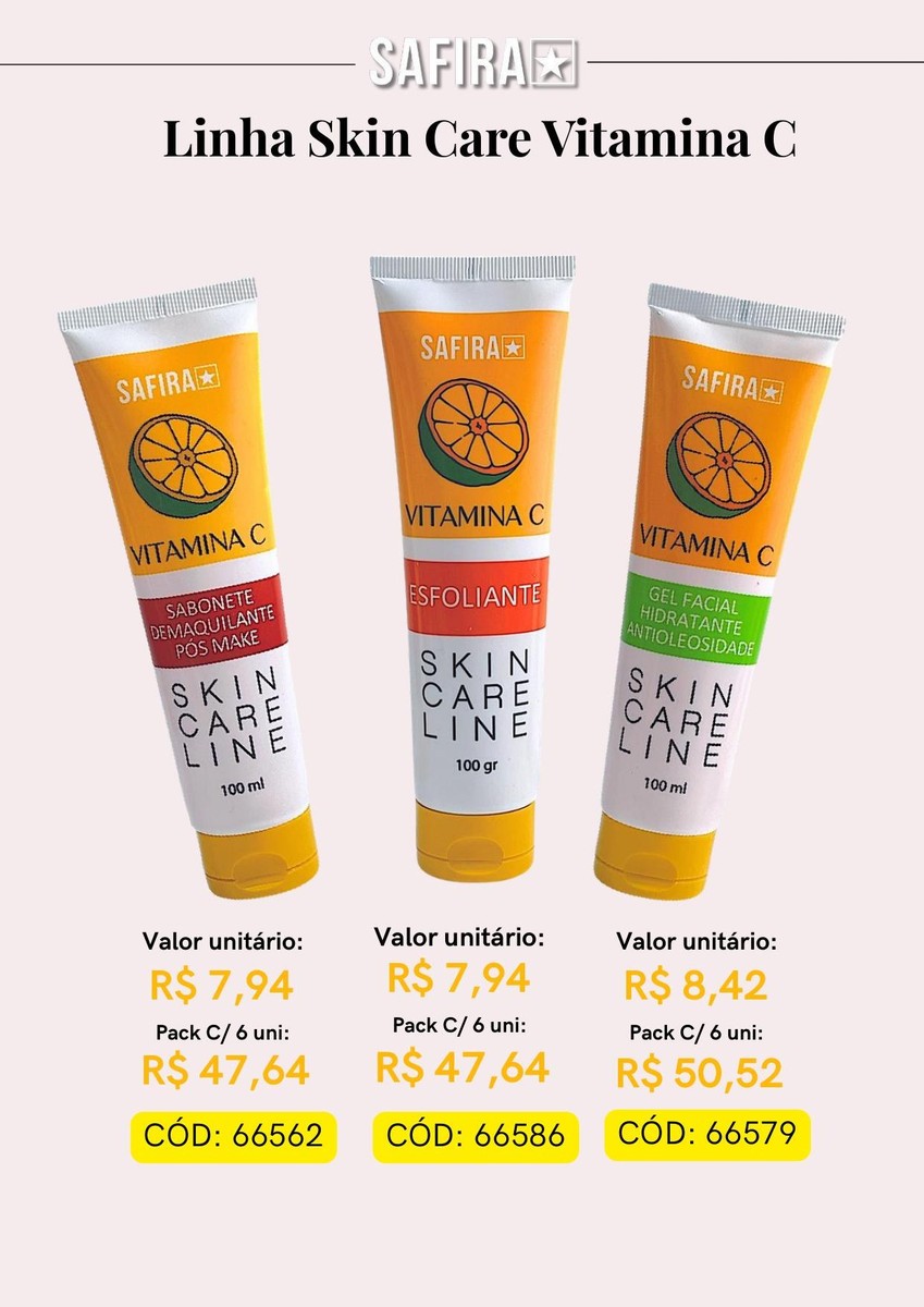 Linha Skin Care Vitamina C 66562 un7.94 cx6