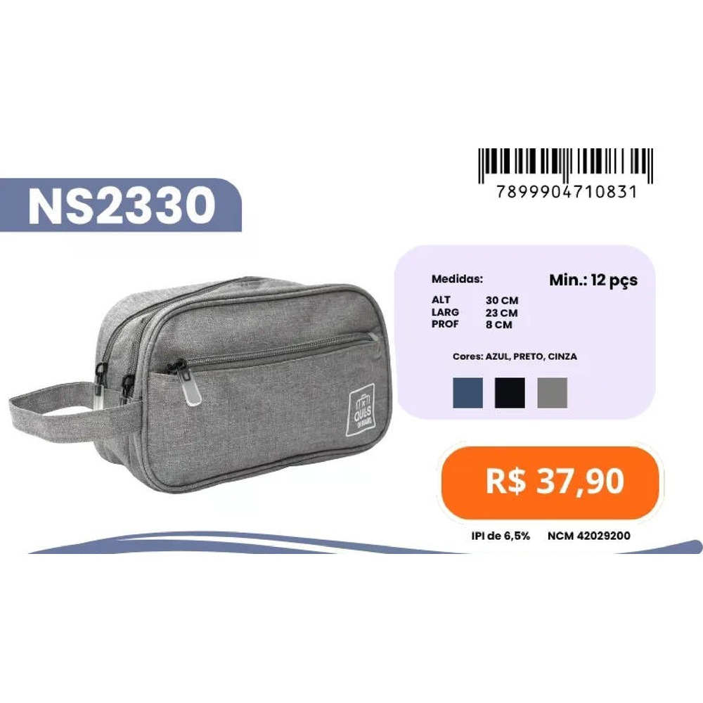 Nécessaire de Viagem NS2330 un37,90 cx12