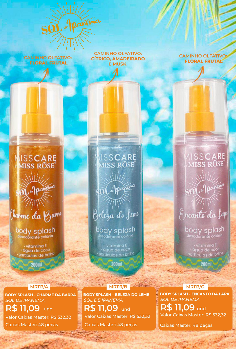 Body Splash Sol de Ipanema MR113 un11.09 cx48