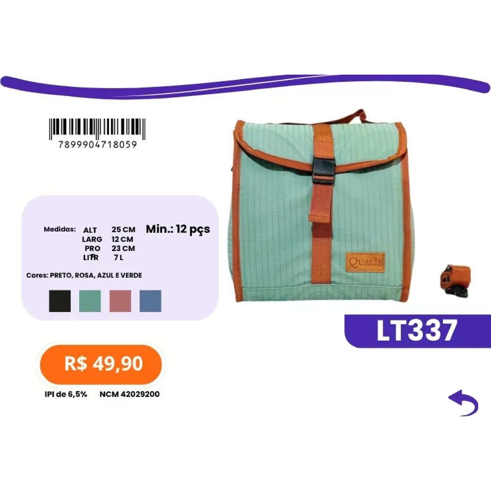 Bolsa Térmica LT337 un49,90 cx12