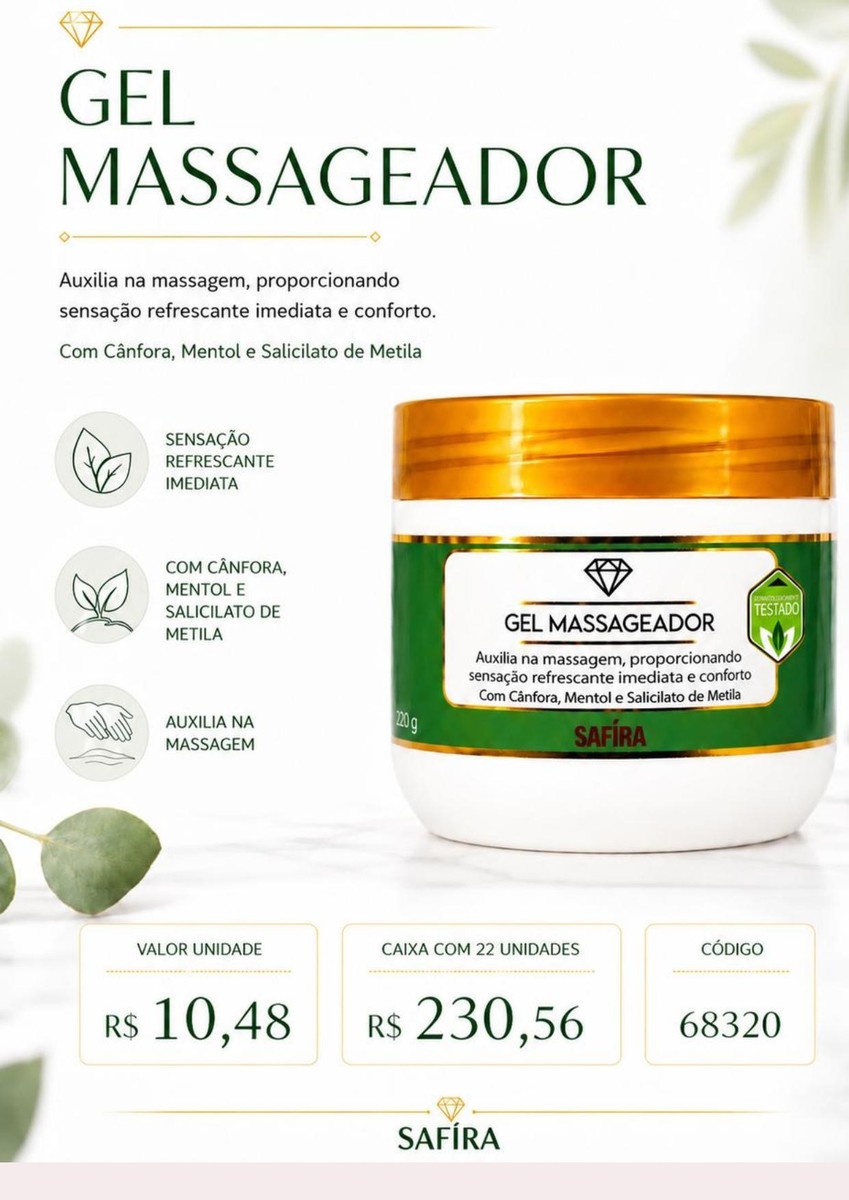 Gel Massageador 68320 un10.48 cx22