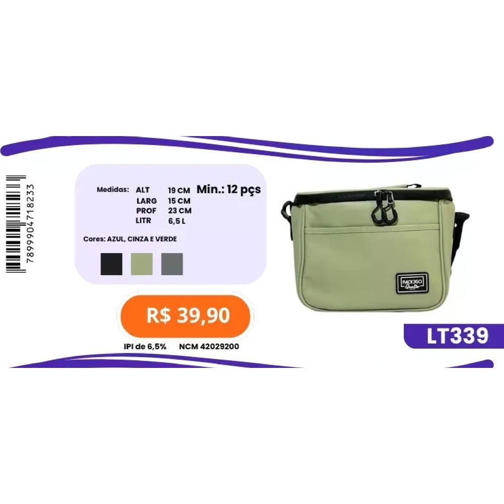 Bolsa Térmica LT339 un39,90 cx12