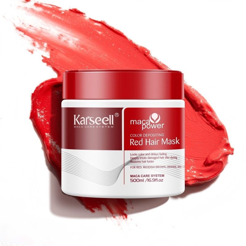 Mascara Matizadora Karseell Maca Power Red 500ml KRS-MASK-RED-500 un74.75 cx36