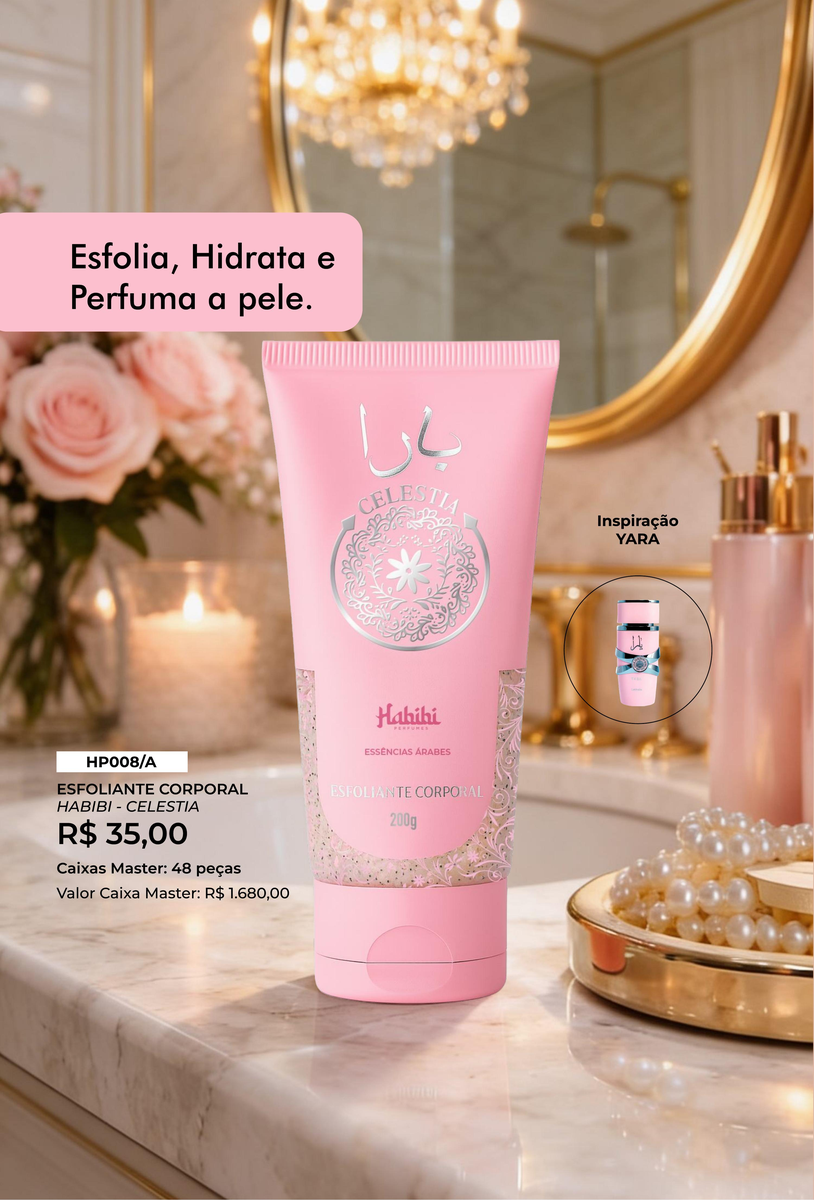 Esfoliante Corporal Celestia HP008/A un35.00 cx48