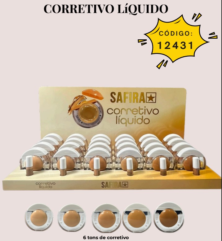 Corretivo Líquido 12431 un7.50 cx24