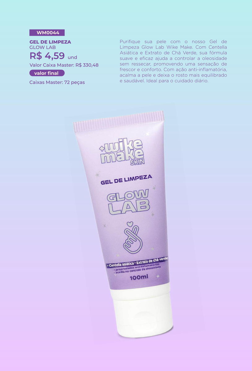 Gel de Limpeza Glow Lab WM0044 un4.59 cx72