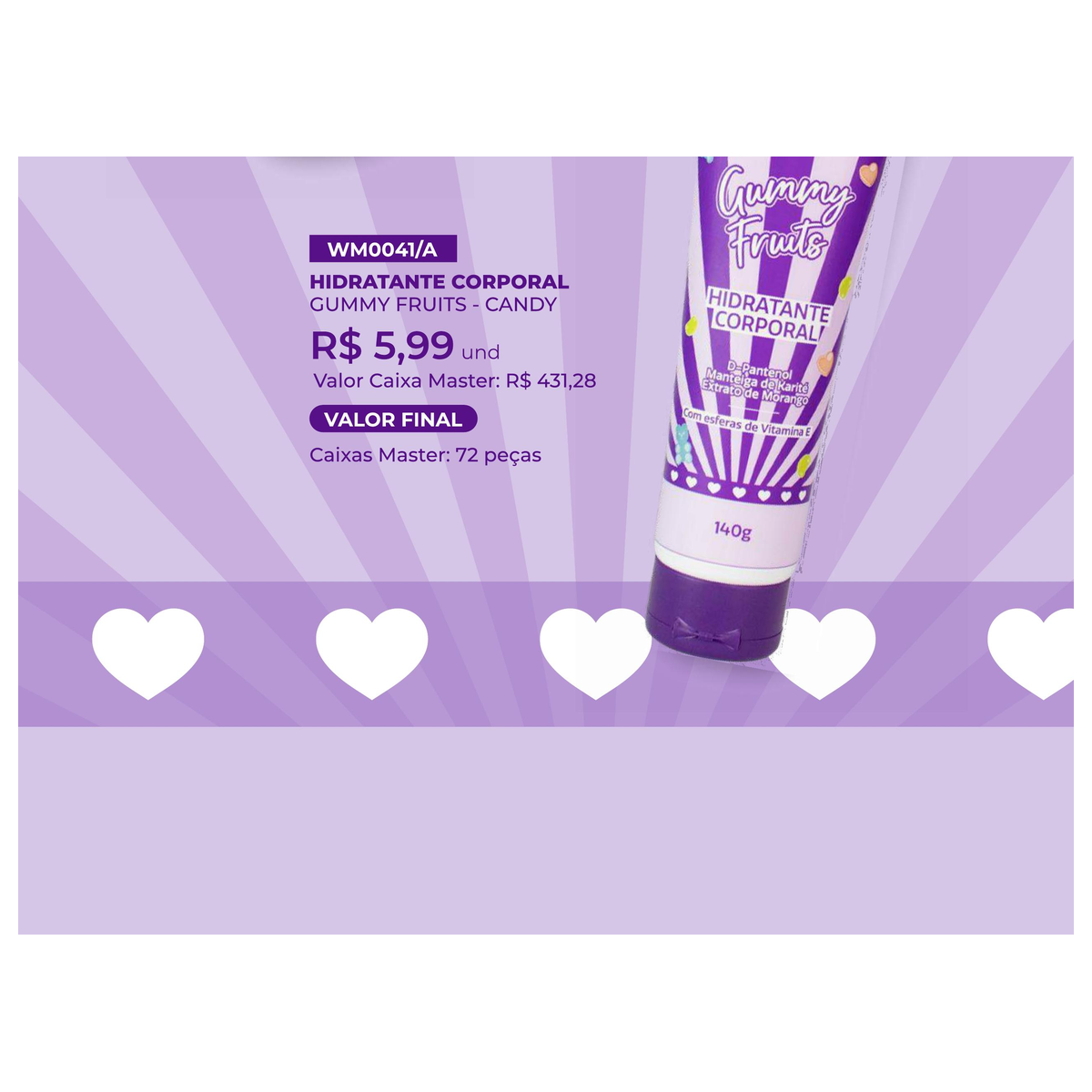 Hidratante Corporal WM0041 un5.99 cx72