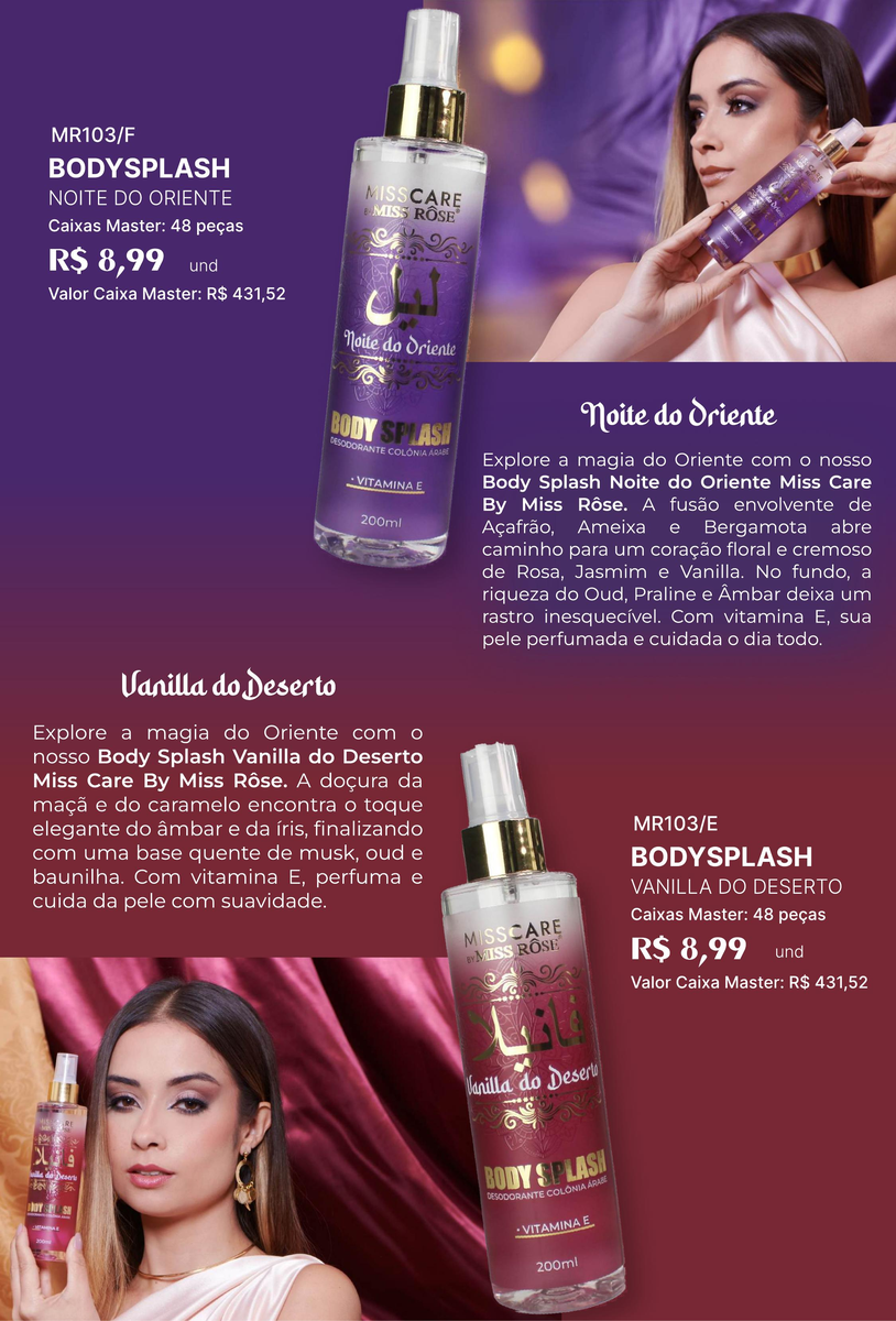 Body Splash Arabe MR103 un8.99 cx48