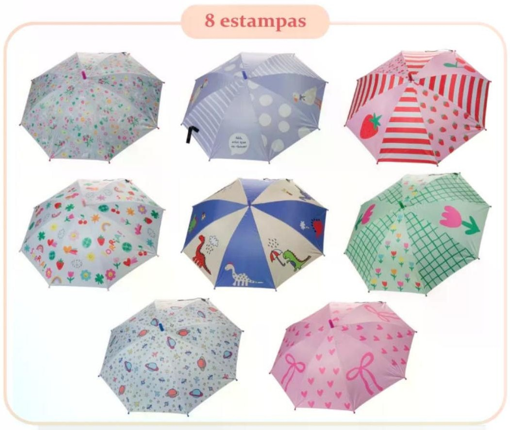 Guarda-chuva Infantil FLO2654 un19.90 cx64