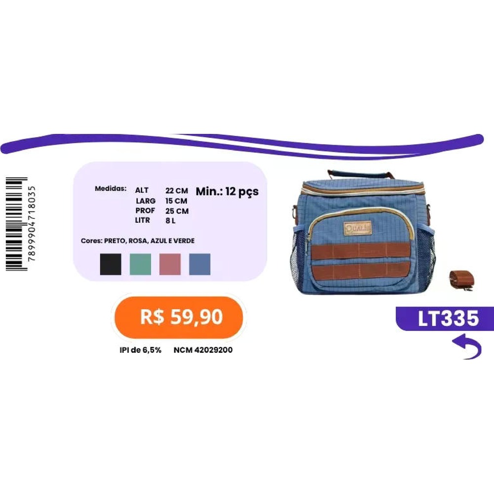 Bolsa Térmica LT335 un59,90 cx12