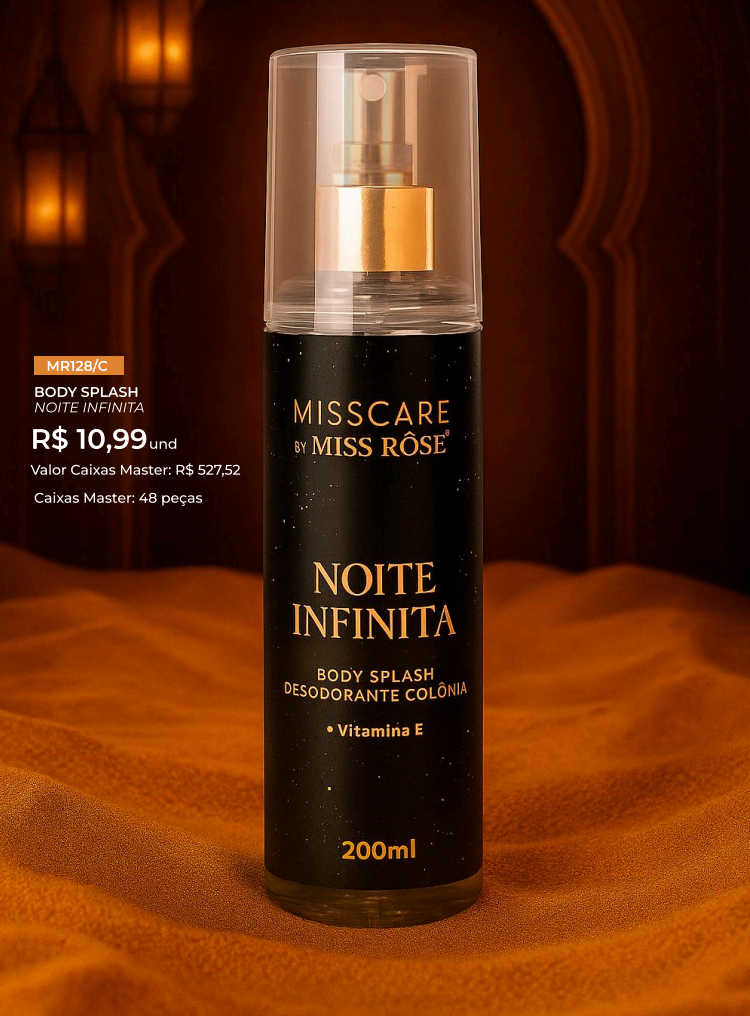 Body Splash NOITE INFINITA 200ml MR128/C un10,99 cx48