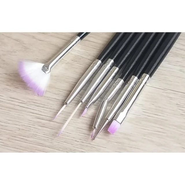 Kit Pincel para Unhas Artísticas Macrilan c/7un B706