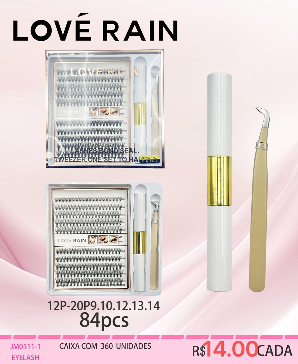 Eyelash Kit Gold 12P-20P JM0511-1 un14.00 cx360