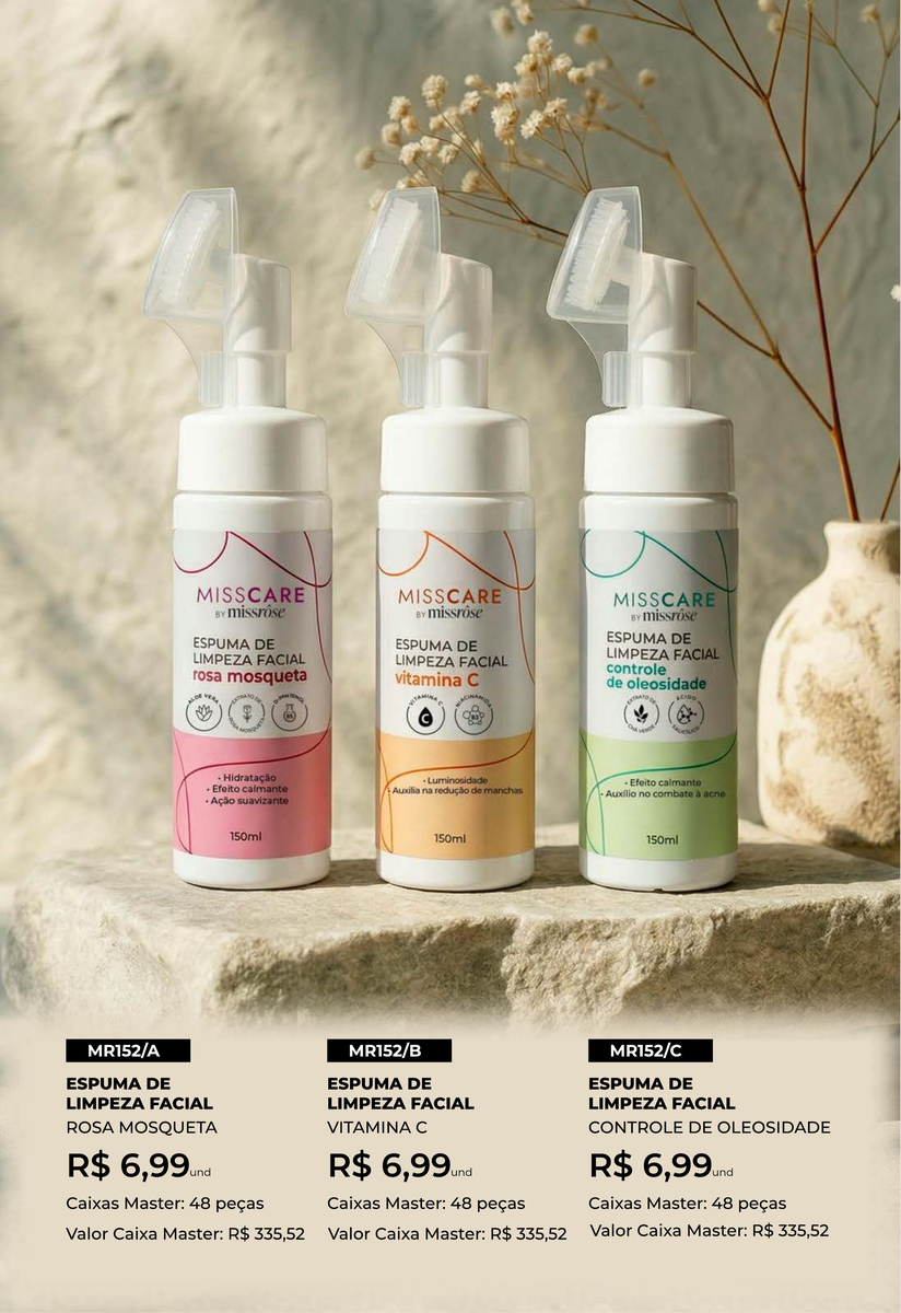 Espuma de Limpeza Facial MR152 un6.99 cx48