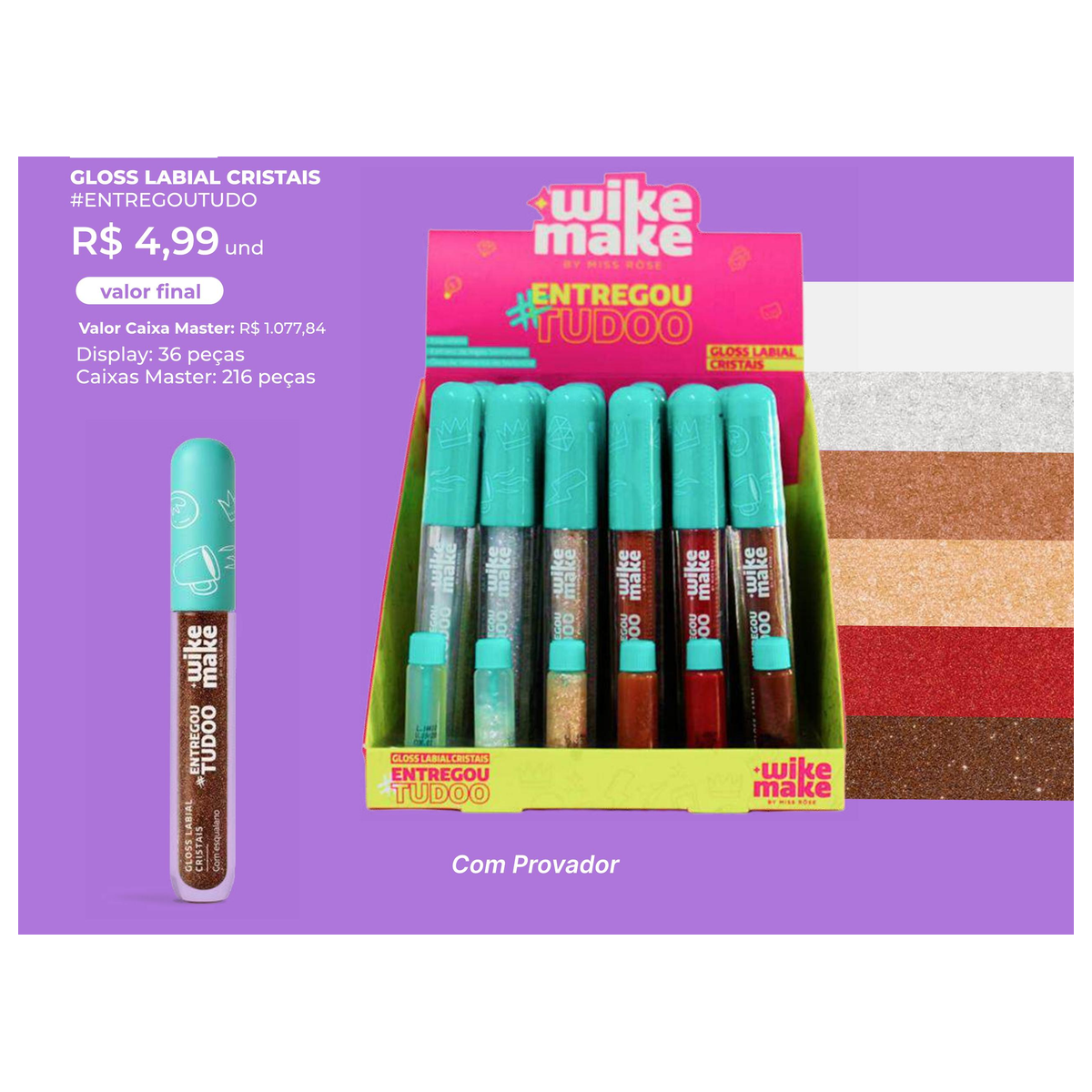Gloss Labial Cristais WM0035 un4.99 cx216