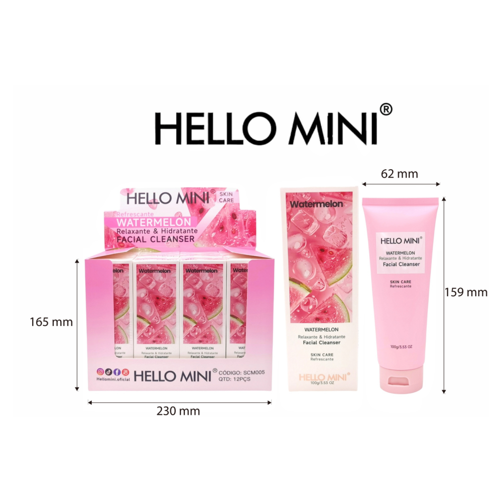 Hidratação Calmante Reparo pós sol Creme limpeza facial 100g - SCM005